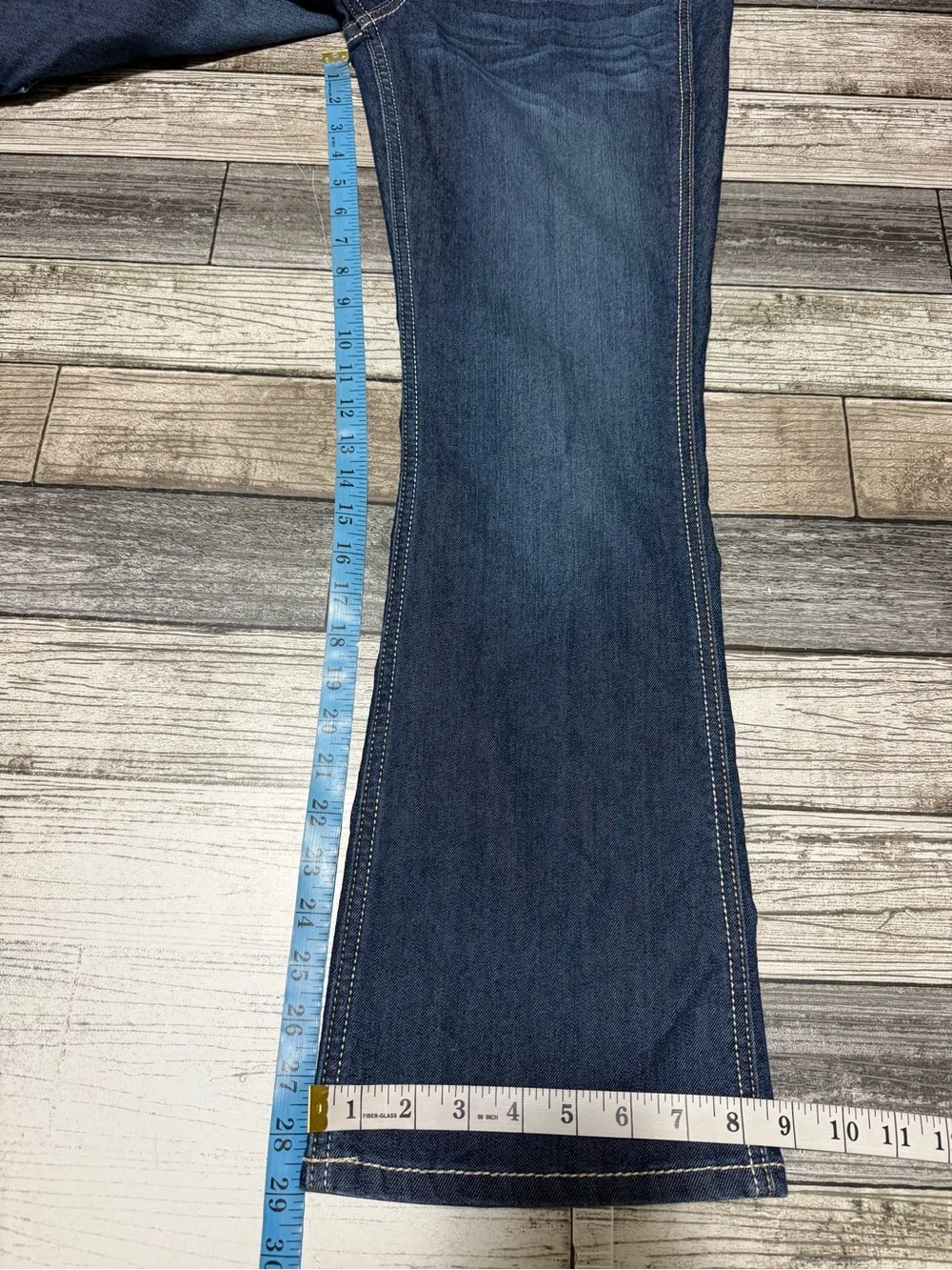 Ariat Rebar Mid Rise Boot Jeans Women’s 28S Blue Denim Stretch (Inseam 29)
